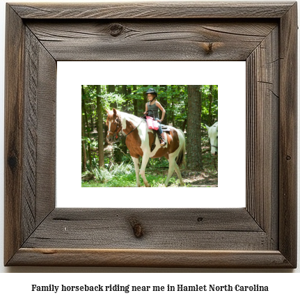 family horseback riding near me in Hamlet, North Carolina